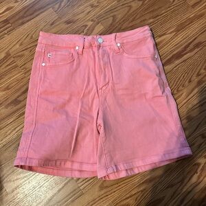 Judy Blue Women's Pink Denim Shorts size L